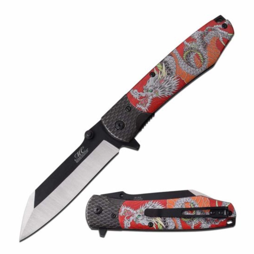Collectible Chinese Dragon Red  Knife New - Picture 3 of 15